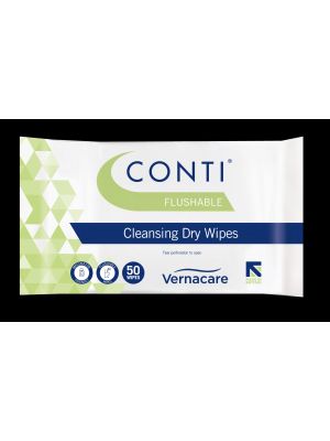 Conti® Flushable Dry Wipe