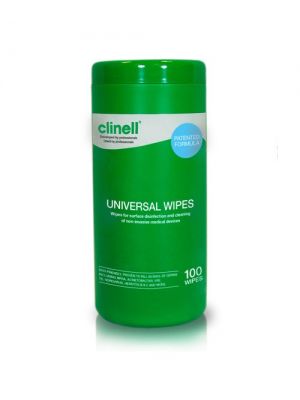 Clinell Universal Sanitising Wipes (Tub of 100)