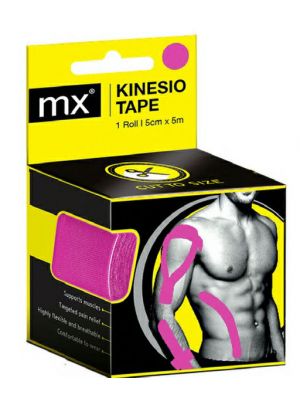 MX Kinesiology Tape - Pink (5cm x 5m)