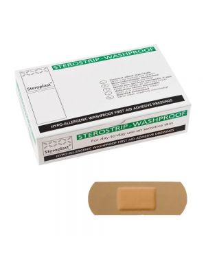 Straight Waterproof Plasters 2.5cm x 7.5cm 100's